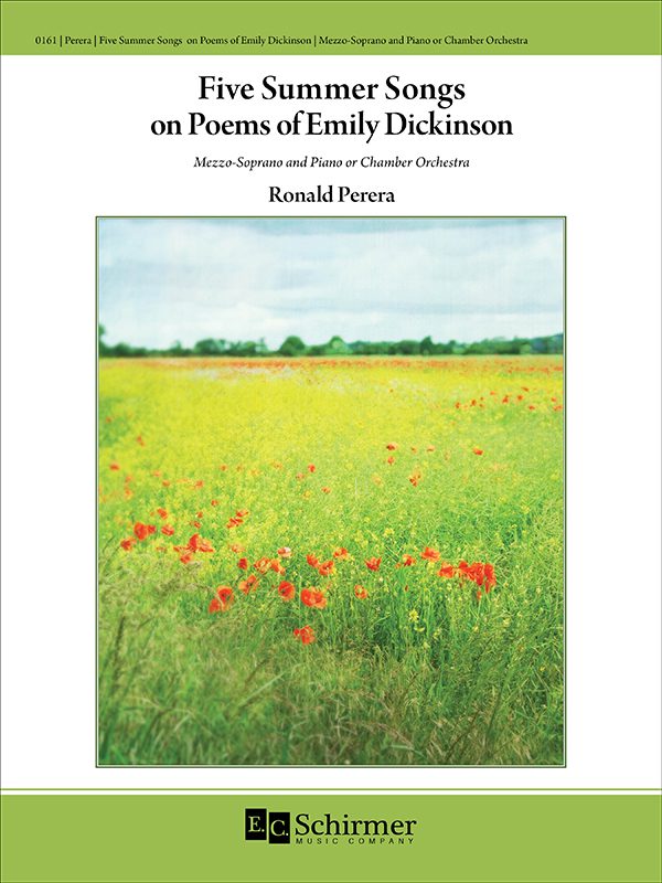 Five Summer Songs on Poems of Emily Dickinson cover